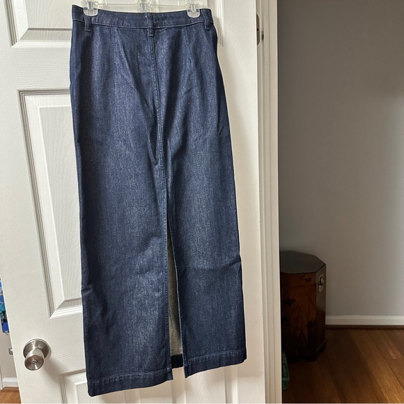 Theory Maxi Denim Skirt NWT - Picture 3 of 10
